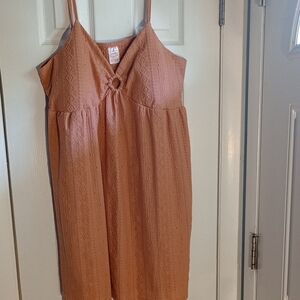 Women's Sleeveless Sundress, in Pink Hue, 100% Polyester, New.